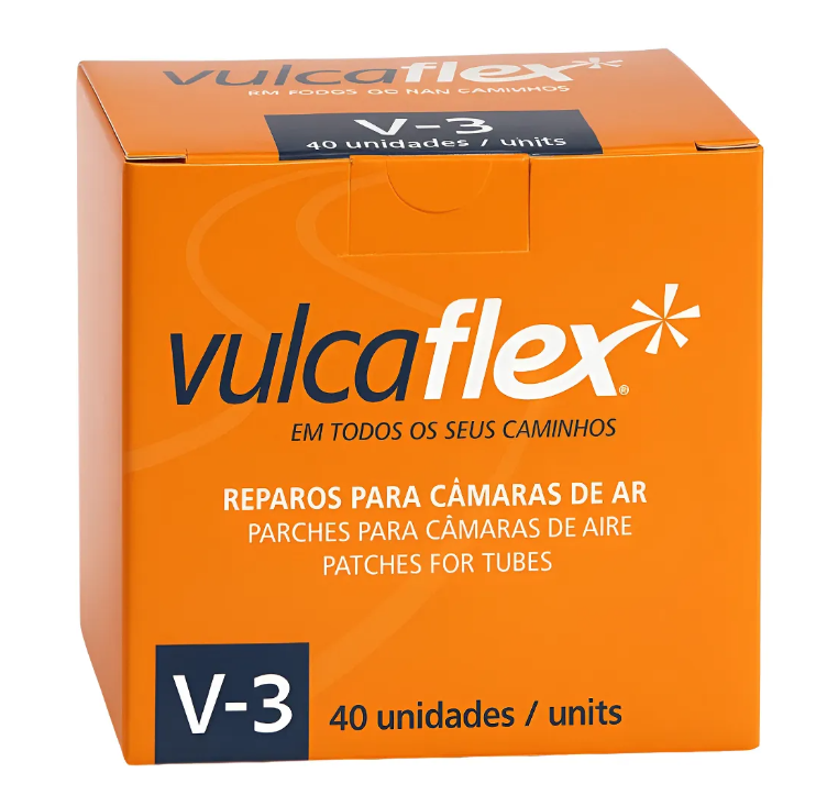Vulcaflex V3 Remendo A Frio 60mm Cx 40 Pçs