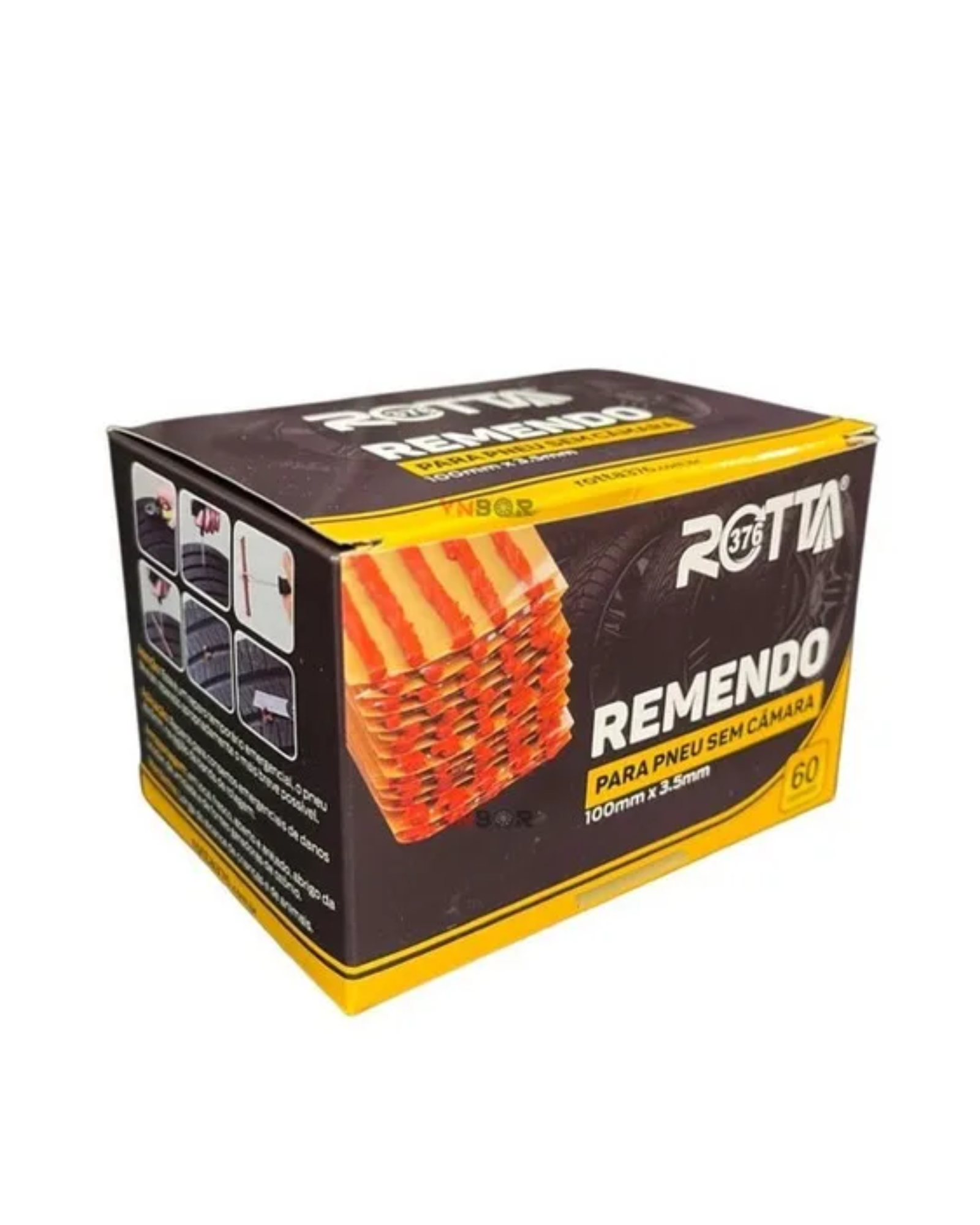 Reparo De Pneus 60 Unid Macarrão Refil